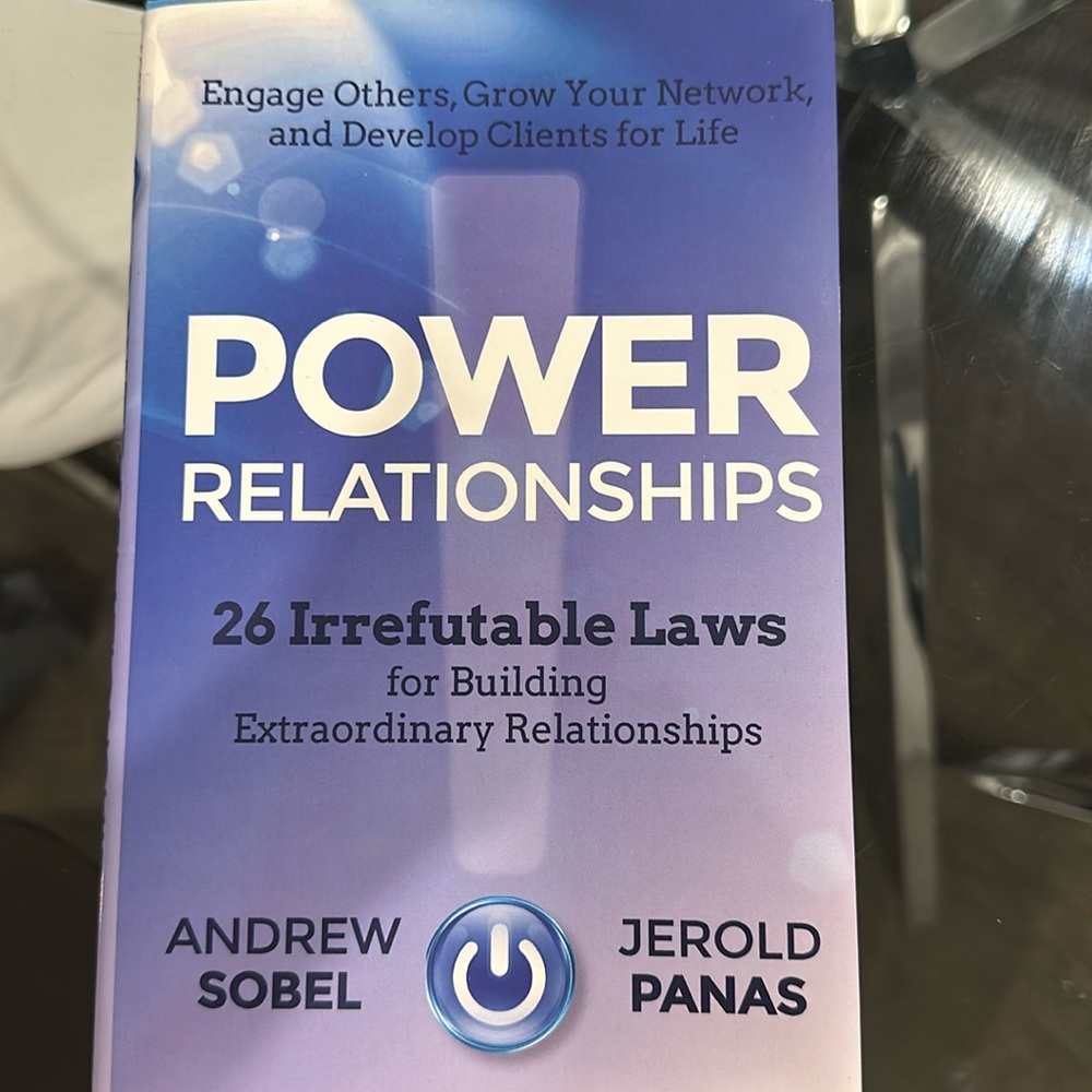 Power relationships hardcover book